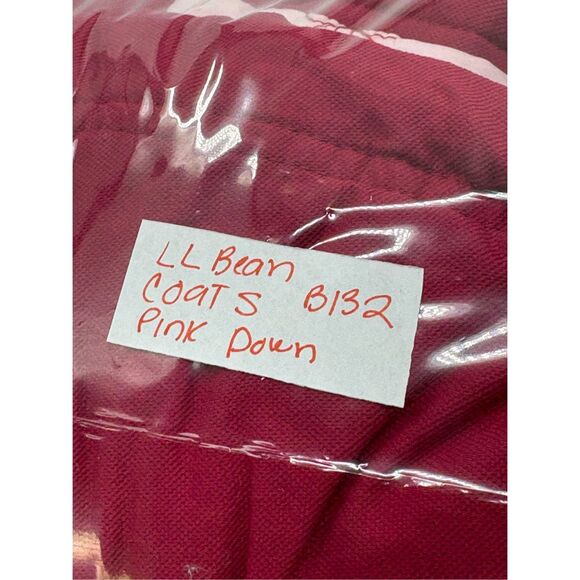 L.L. Bean Down Coat Women Small Pink Heavy Winter Hooded Parka‎ - Picture 11 of 11